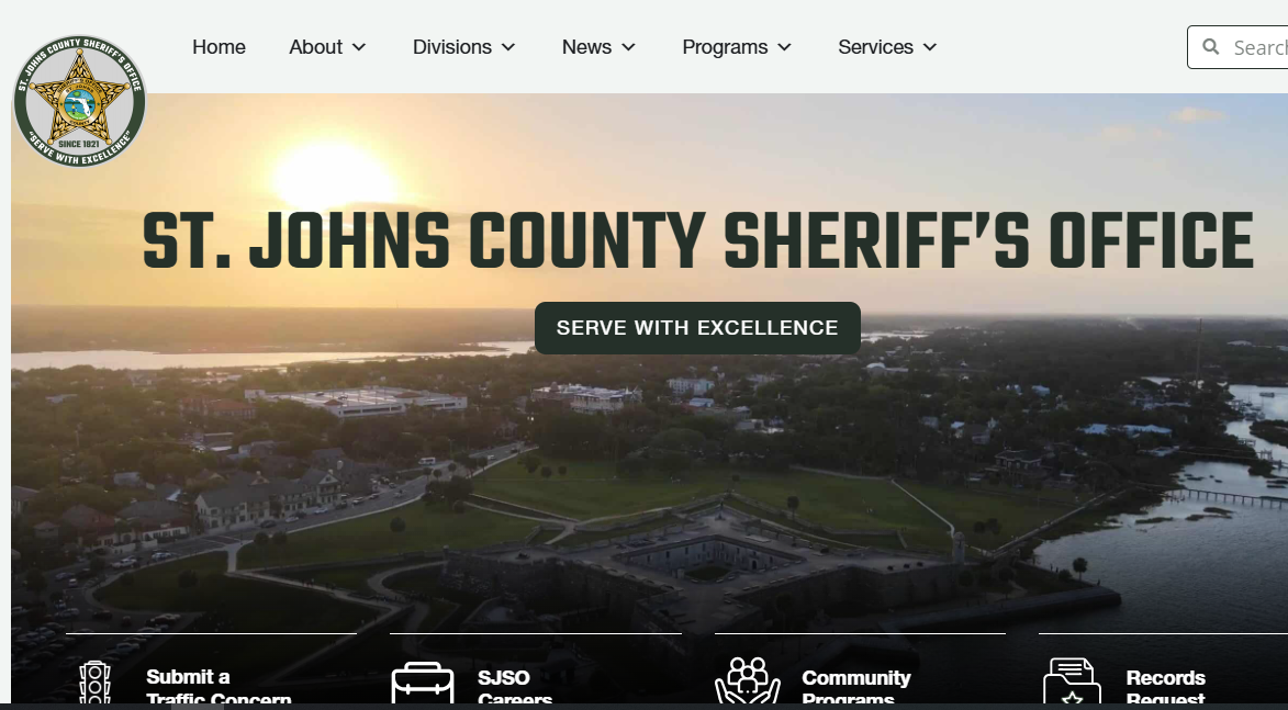 St. Johns County Jail - St. Johns County jail facility in St. Augustine, Florida, operated by the St. Johns County Sheriff's Office